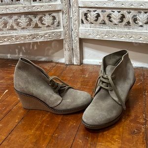 JCrew suede wedges size 7
